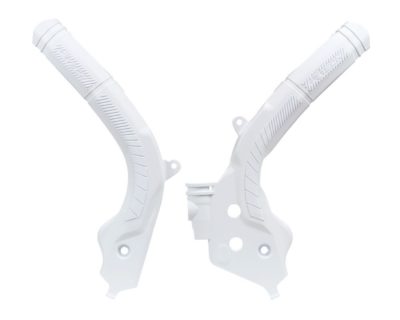 RTechmx Rtech Grip Rahmenschützer für KTM SX/F 16-18, EXC 17-19 für Husqvarna TC FC 16-, FE TE 17- Weiß