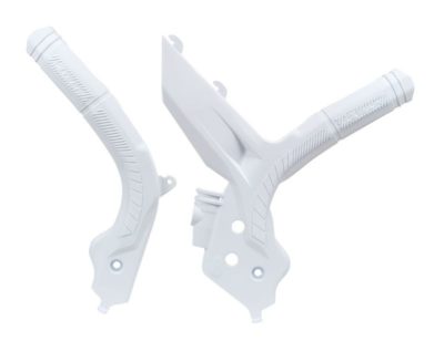 RTechmx Rtech Grip Rahmenschützer für KTM SX/F 19-, EXC 20- Weiß