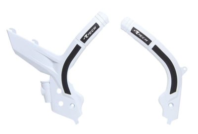 RTechmx Rtech Grip Rahmenschützer für KTM SX/F 19-, EXC 20- Weiß Schwarz