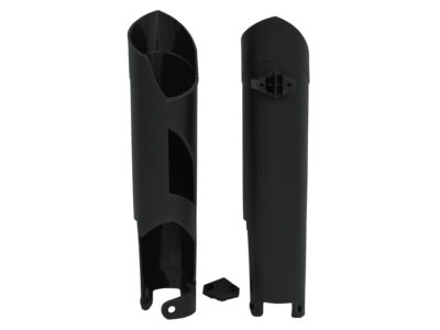 RTechmx Gabelprotektor für KTM SXF 07-14, EXC 08-15, für Husqvarna TC/FC TE/FE 13-14, Gas Gas 09-, HBG TE 125-501 11-13 schwarz