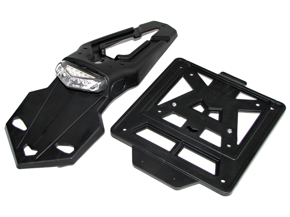 RTechmx Kennzeichenhalter LED, INTEGRA Racing schwarz (60°)