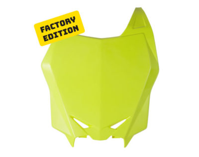 RTechmx Factory-Nummerntafel vorn RMZ 450 08-17, RMZ 250 10-18 Nerongelb
