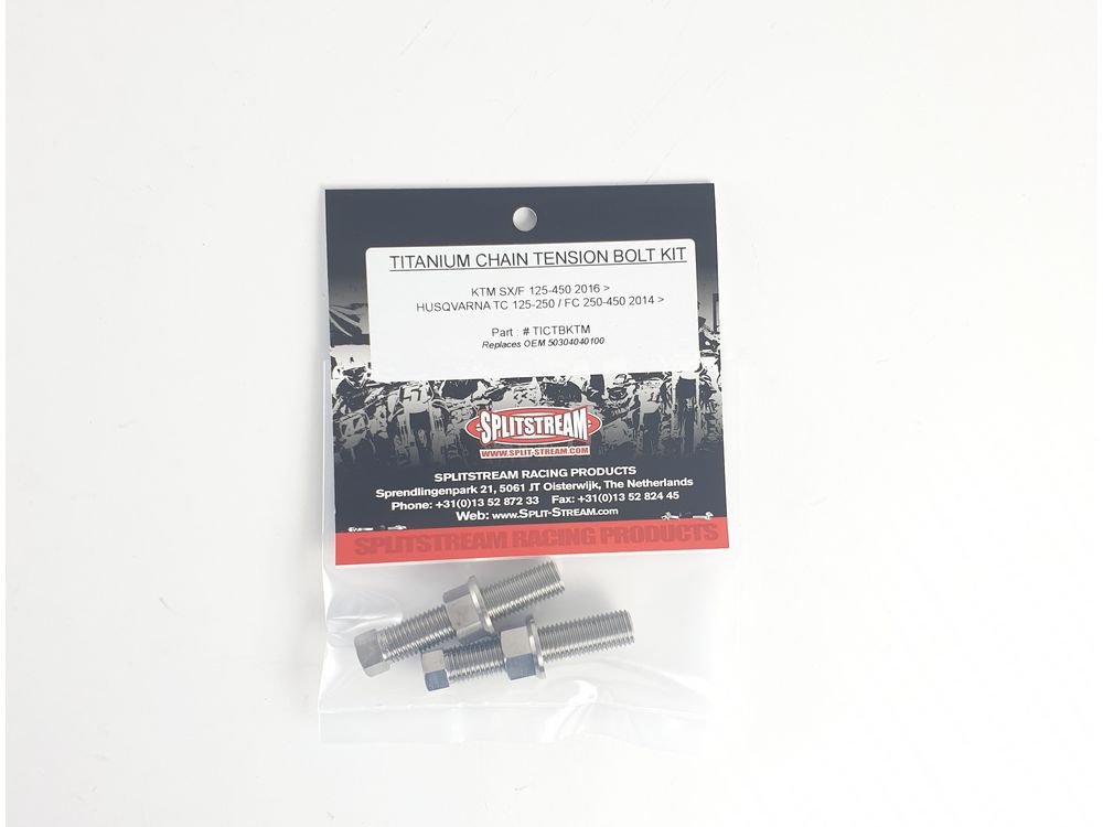 Splitstream Titan Kettenspanner Schrauben für KTM für Husqvarna M10