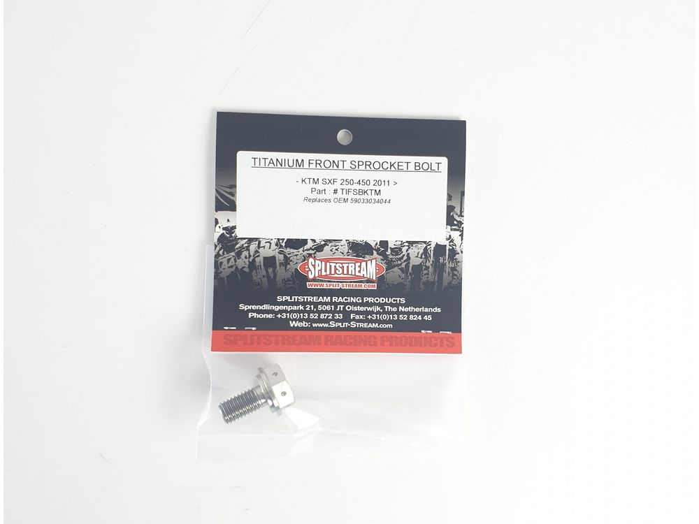 Splitstream Titan Motorritzel Ritzel vorn Schraube für KTM für Husqvarna 250-500ccm