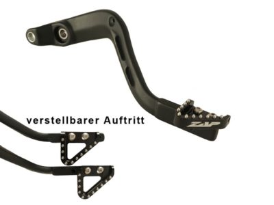 ZAP Fußbremshebel Beta RR 10-19, Xtrainer 15-, LC 125 4t 10- Schwarz