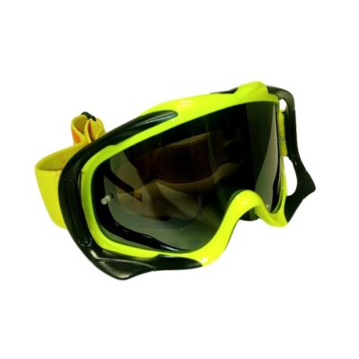 RED 112 Motocross Goggle Brille neongelb / smoke Lens