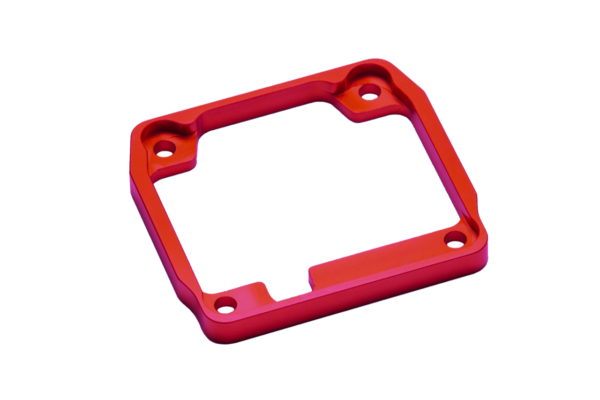 Lectron Float Bowl Bracket Gefräst Rot