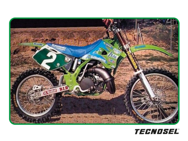 TECNOSEL SEATCOVER SITZBEZUG VINTAGE RETRO KAWASAKI KX 125 250 96-98