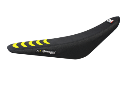 BLACKBIRD Sitzbezug Seatcover Double Grip DG3 für Husqvarna FC TC 250 350 450 14-15 schwarz gelb