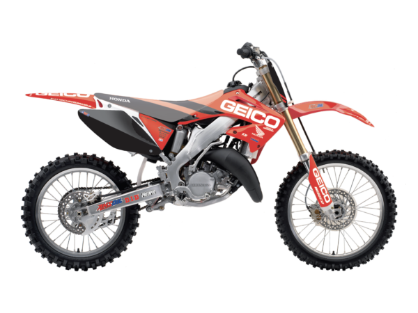 BLACKBIRD Dekorsatz Graphicskit GEICO Replica Honda CR 125 250 02-07