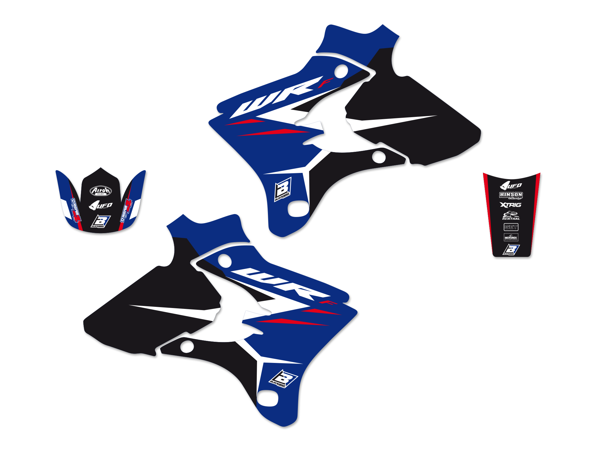 BLACKBIRD Dekorsatz Graphicskit DREAM 4 Yamaha WRF 250 450 03-04