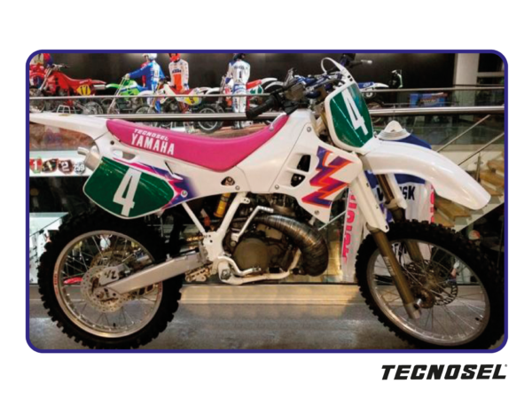 TECNOSEL GRAPHICS DEKORSATZ DEKOR KIT RETRO YAMAHA YZ 125 250 TEAM 93