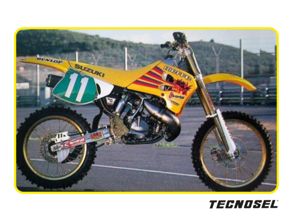 TECNOSEL GRAPHICS DEKORSATZ DEKOR KIT RETRO SUZUKI RM 125 250 TEAM 93