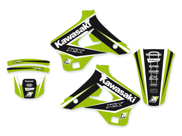 BLACKBIRD Dekorsatz Graphicskit DR4 Kawasaki KX 125 250 94-98