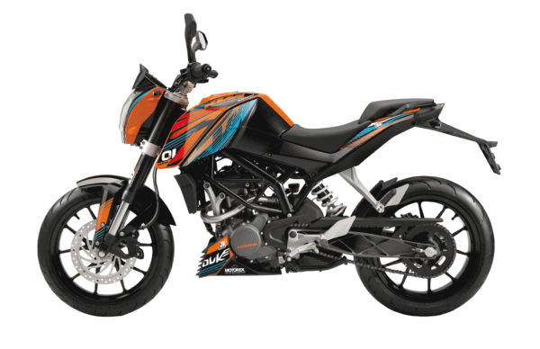 BLACKBIRD Dekorsatz Graphicskit ONE RACE für KTM DUKE 125 200 390 11-16