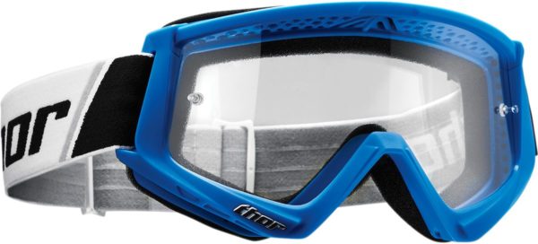 THOR BRILLE GOGGLE COMBAT YOUTH KIDS BLAU/WEISS