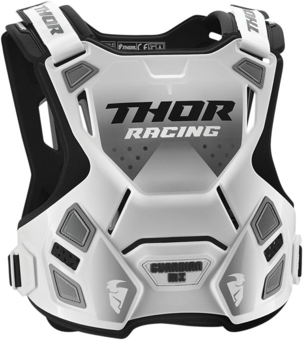 THOR CHEST PROTECTOR BRUSTPANZER YOUTH KIDS GUARDIAN WEISS/SCHWARZ