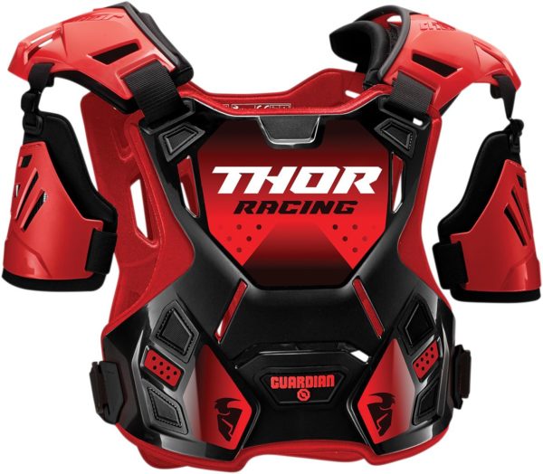 THOR CHEST PROTECTOR BRUSTPANZER YOUTH KIDS GUARDIAN S20 ROT/SCHWARZ