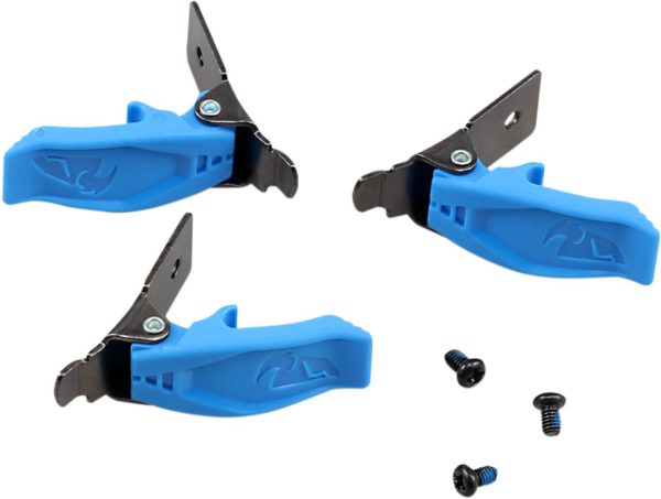 THOR BLITZ XP KINDER YOUTH REPLACEMENT BUCKLE ERSATZ VERSCHLUSS KIT BLAU
