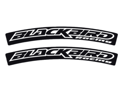 BLACKBIRD KOTFLÜGEL STICKER FRONT SIDE FENDER DECALS 2 PCS