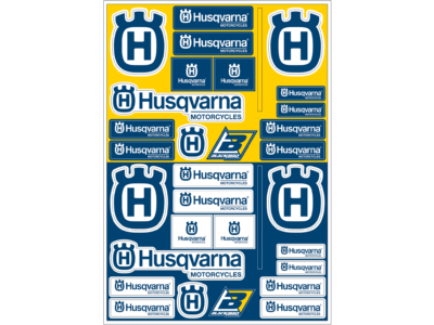 BLACKBIRD für Husqvarna FC FE TC LOGO DECAL AUFKLEBER KIT