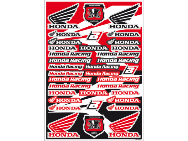 BLACKBIRD HONDA CR CRF LOGO DECAL AUFKLEBER KIT