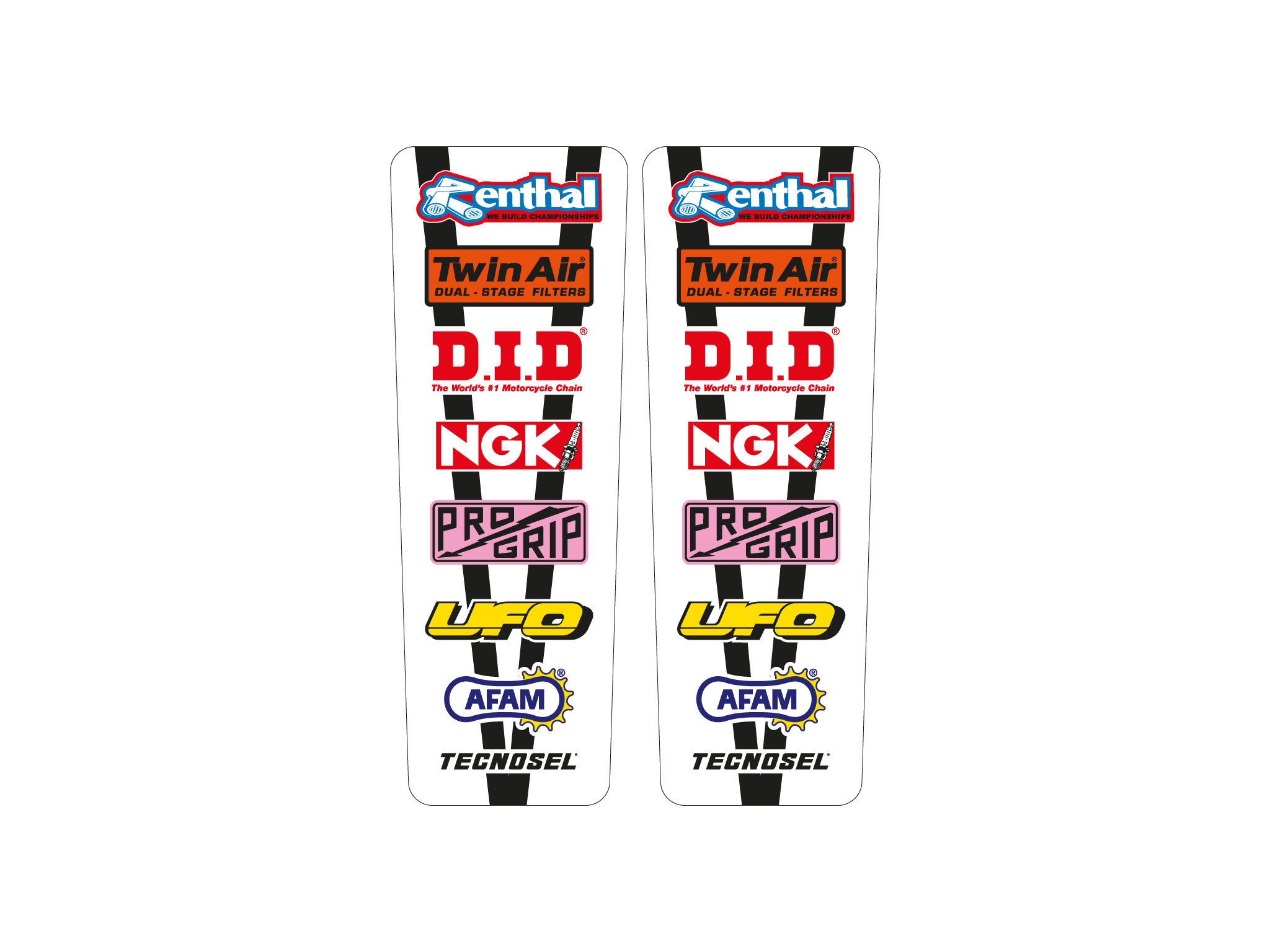 50V01_M TECNOSEL VINTAGE RR FENDER GRAPHIC KOTFLÜGELDEKOR