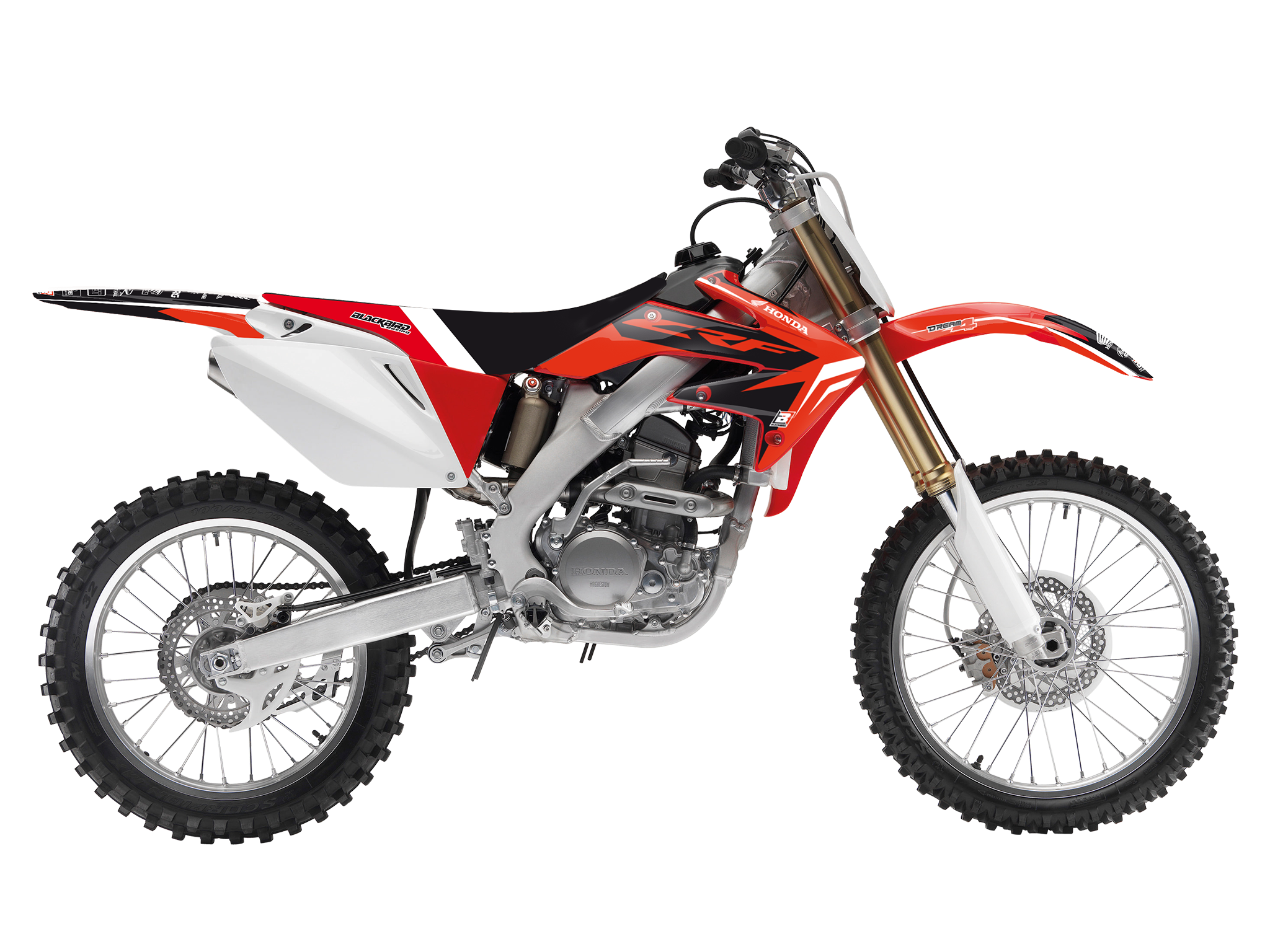 BLACKBIRD Dekorsatz Graphicskit mit Sitzbezug DR4 Honda CRF 250 04-09