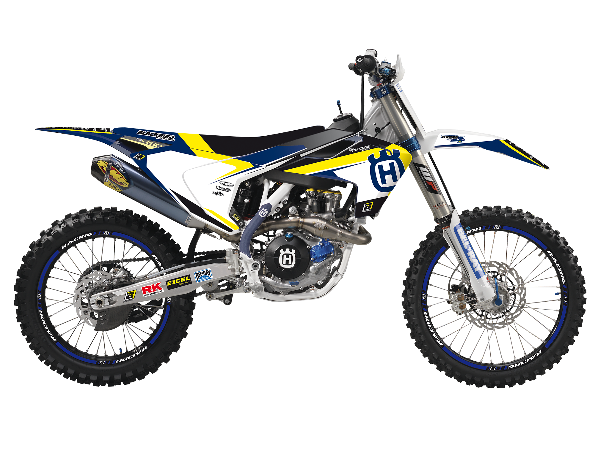 BLACKBIRD Dekorsatz Graphicskit mit Sitzbezug für Husqvarna FC/TC 250 350 450 16-18