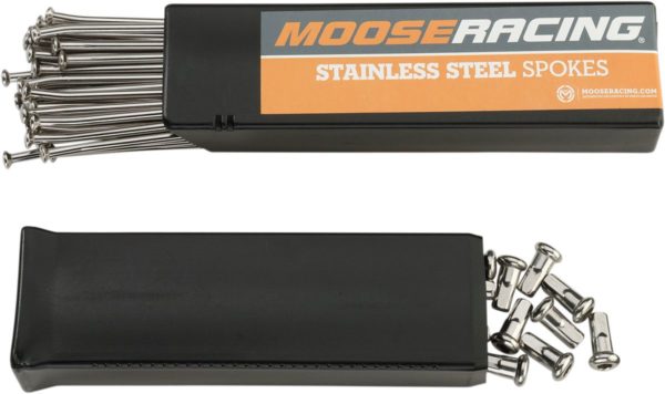 MOOSE SPEICHENSATZ SPOKESET EDELSTAHL 19″ HINTEN SUZUKI RMZ 250 450