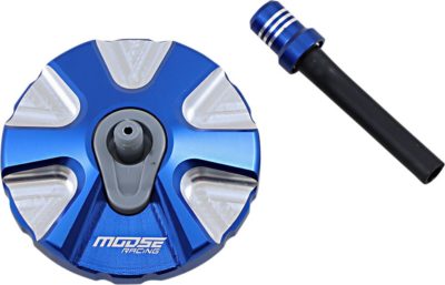 MOOSE Tankdeckel Gas Cap für Husqvarna TE FE 125 250 300 350 14-21 blau