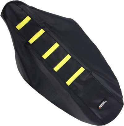 MOOSE SITZBEZUG SEAT COVER RIBBED GELB SUZUKI RMZ 250 10-18