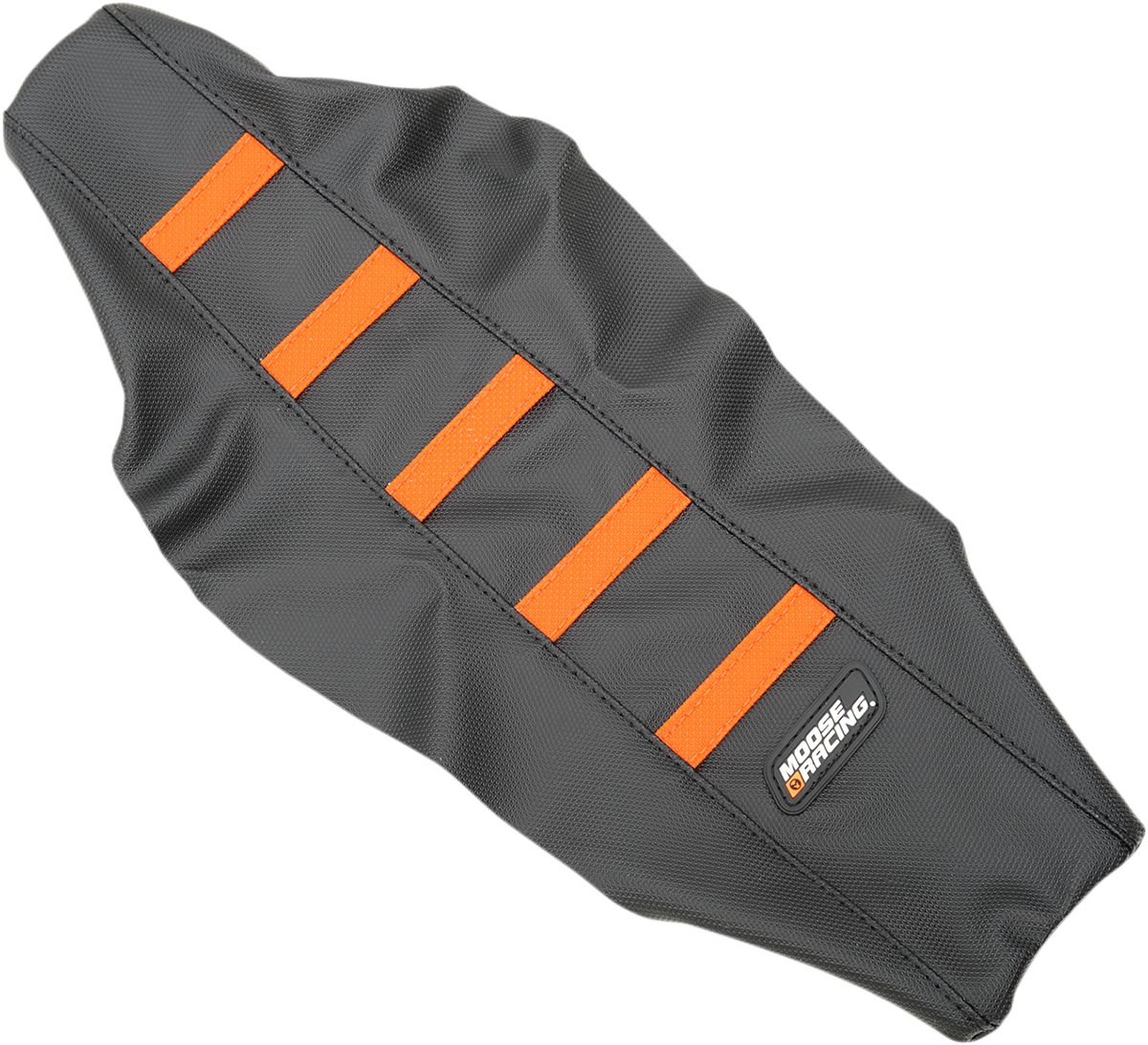 MOOSE STANDARD SITZBEZUG SEAT COVER RIBBED ORANGE für KTM SX 65 16-18