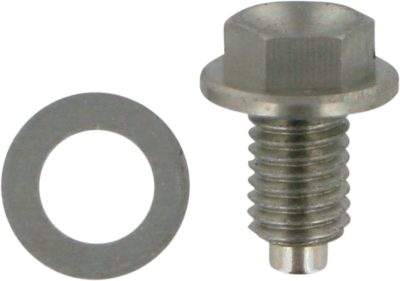 MOOSE MAGNETISCHE ÖLABLASSSCHRAUBE SILBER SUZUKI RMZ 450 WRF 450 09-14