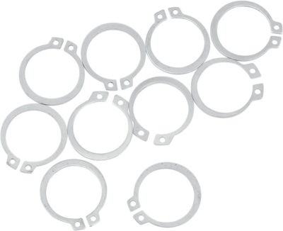 MOOSE SICHERUNGSRING SEEGERRING CLIP RITZEL 10 STÜCK KAWASAKI KXF 250 RM 250 06-08