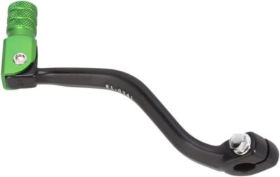 MOOSE SCHALTHEBEL SHIFTLEVER GESCHMIEDET GRÜN KAWASAKI KX 100 60 91-97