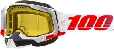 100% BRILLE GOGGLE RACECRAFT 2 SNOW STKITH GELB