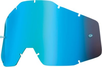 100% REPLACEMENT LENS RACECRAFT/ACCURI MIRROR BLAU