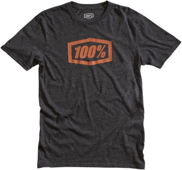 100% TEE ESSENTIAL T-SHIRT CHARCOAL/HEATHER