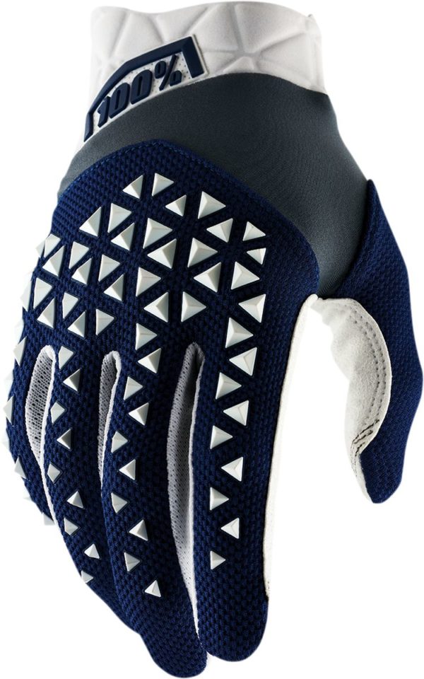 100% HANDSCHUHE GLOVE AIRMATIC NAVY/WEISS