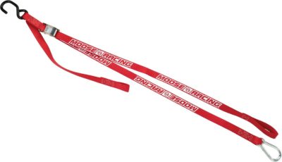 MOOSE Motorrad Spanngurte Transportgurte mit Karabiner rot