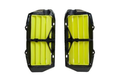 RTechmx Rtech Oversize Kühlerschutzlamellen für Husqvarna TC/FC 19- TE/FE 20- OEM Lemon Gelb
