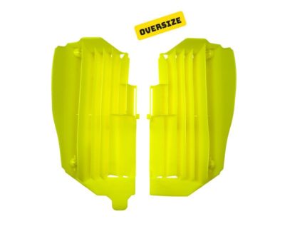 RTechmx Rtech Oversize Kühlerschutzlamellen Yamaha YZ 450F 18-22, 250F 19- Neon Gelb