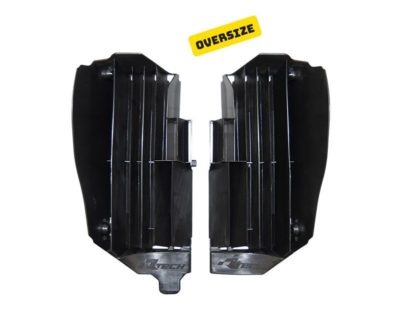 RTechmx Rtech Oversize Kühlerschutzlamellen YZF250 19- / YZ 450F 18- Schwarz