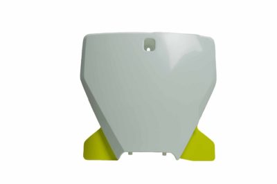 Rtech Nummerntafel vorn für Husqvarna TC/FC 19-21 Weiß / Gelb