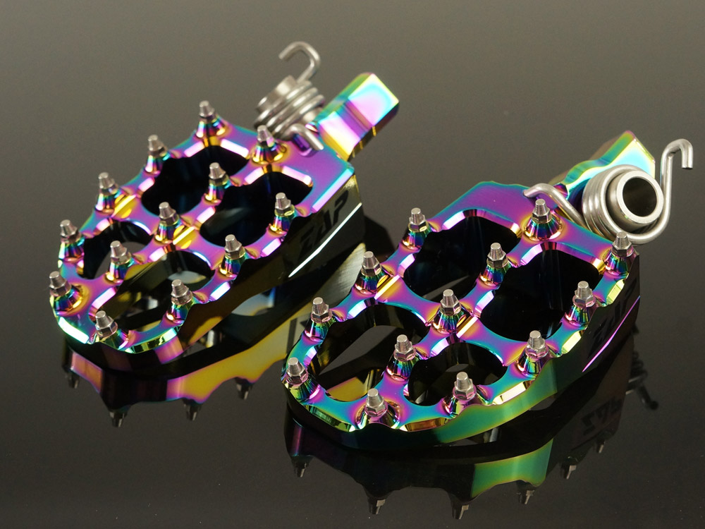 ZAP E-Peg Fußrasten Beta RR 2020- Rainbow Limited Edition