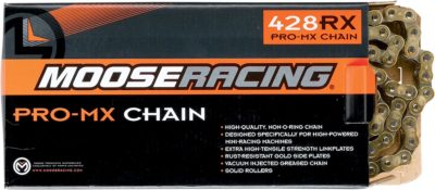 MOOSE KETTE CHAIN 428-RXP 130 LINKS PRO-MX GOLD