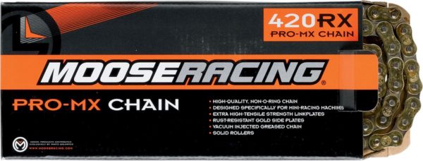 MOOSE KETTE CHAIN 420-RXP 130 LINKS PRO-MX GOLD