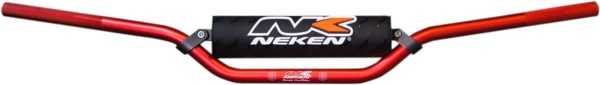 NEKEN 22MM ALU LENKER HANDLEBAR STANDARD CRF KXF FLACH LOW ROT