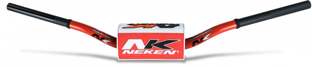 NEKEN 28,6MM ALU LENKER HANDLEBAR FATBAR RADICAL DESIGN K-BAR ROT WEISS
